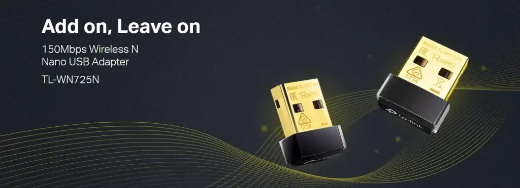 מתאם Nano זעיר TL-WN725N 150Mbps מבית TP-Link