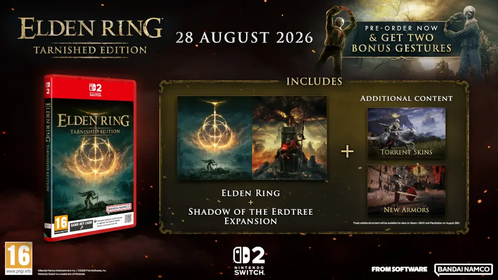 Elden Ring: Tarnished Edition עבור Nintendo Switch 2