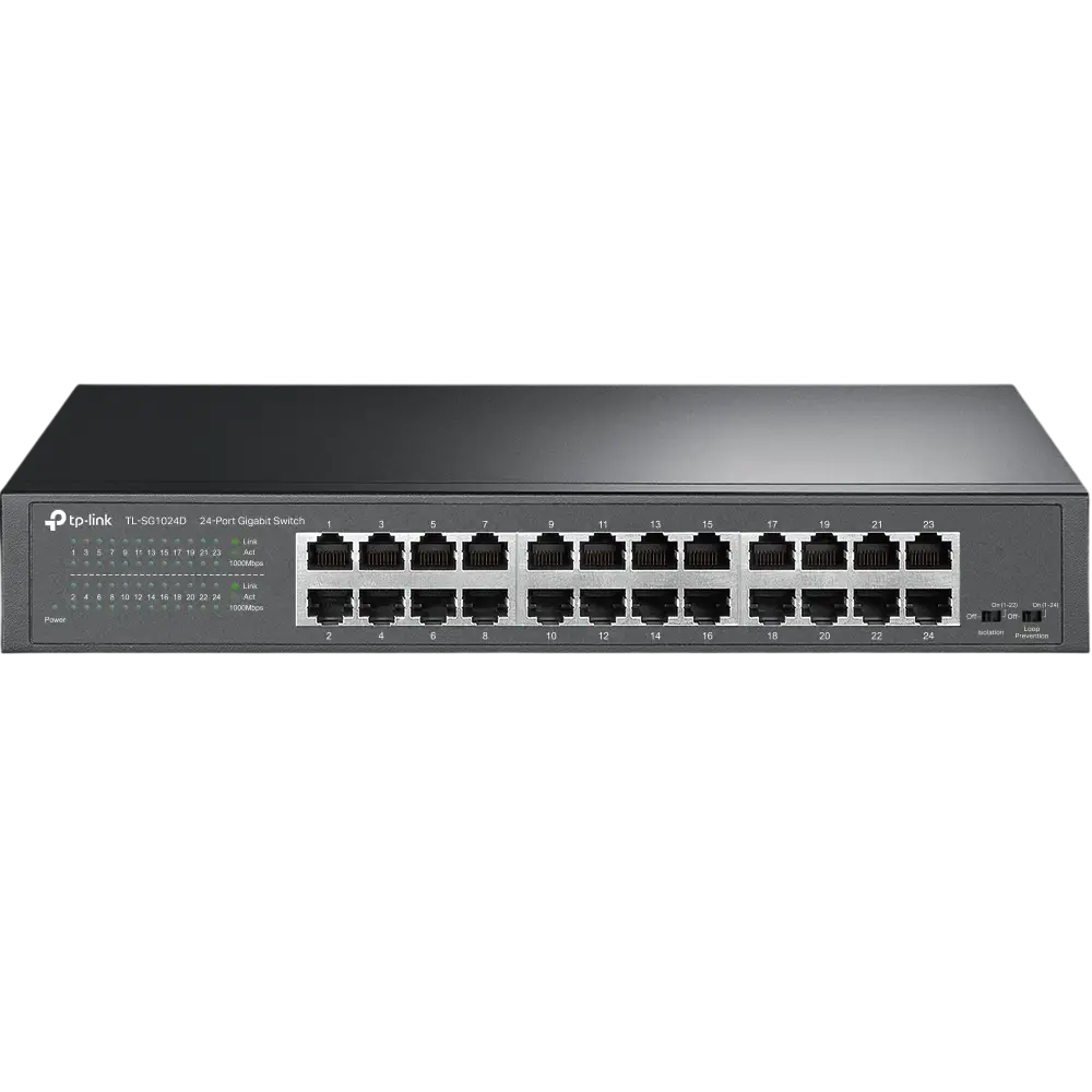 מתג שולחני TL-SG1024D 24-Port Gigabit מבית TP-Link