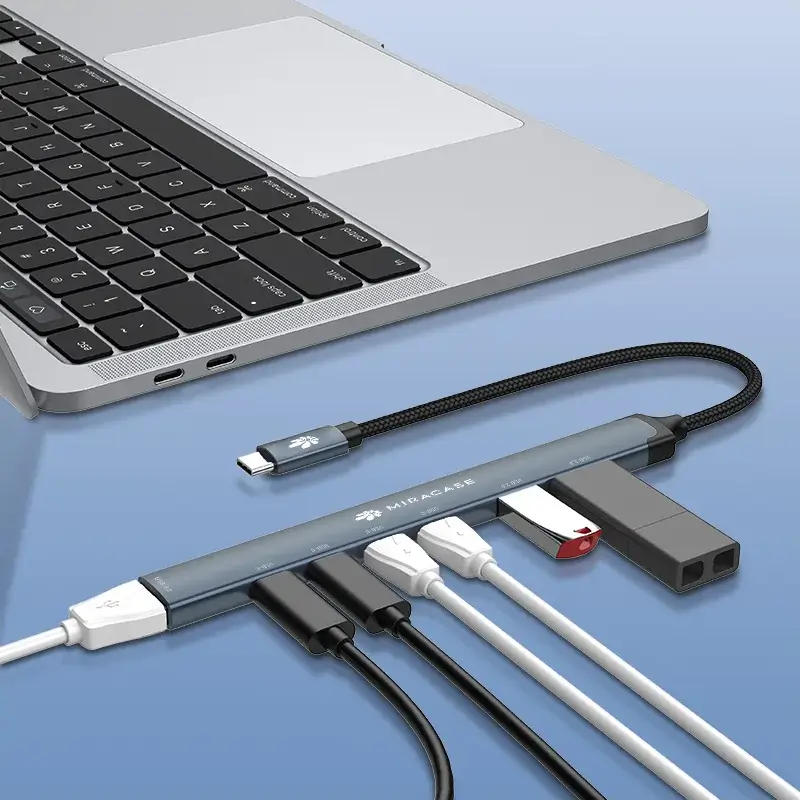 מפצל USB-C דגם MHUB540 מבית Miracase