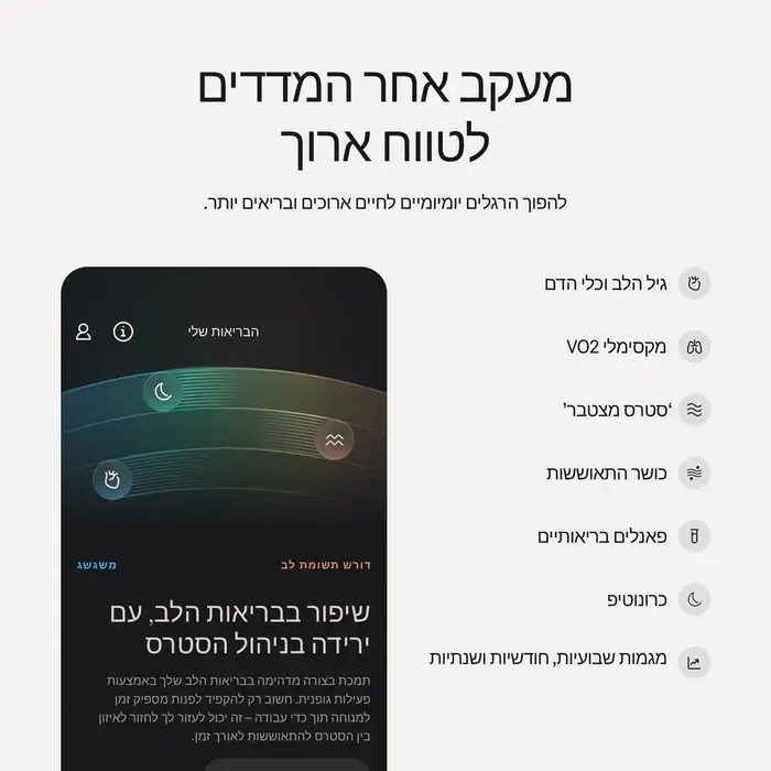 טבעת חכמה Oura Ring 5 מבית Oura