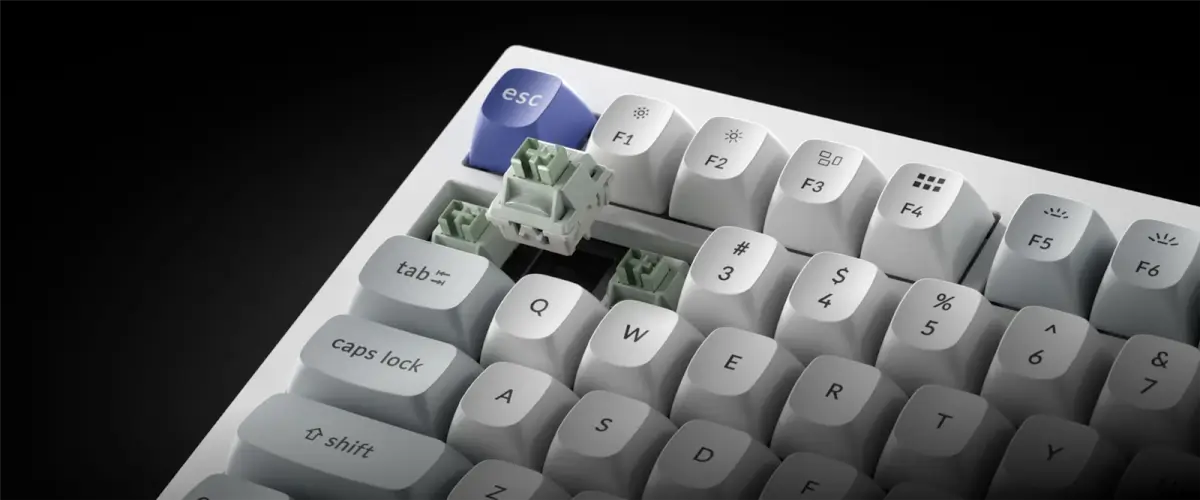 מקלדת גיימינג מכנית חוטית Q1 HE 8K Magnetic Switch RGB מבית Keychron