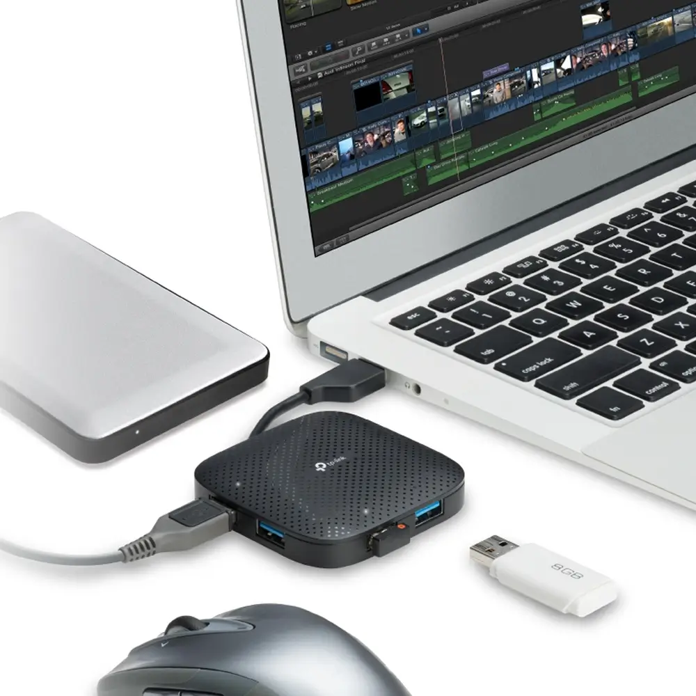 רכזת USB 3.0 ניידת 4 יציאות UH400 מבית TP-Link
