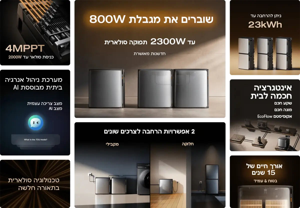 אוגר כל קרן שמש – מקסימום ניצול סולארי