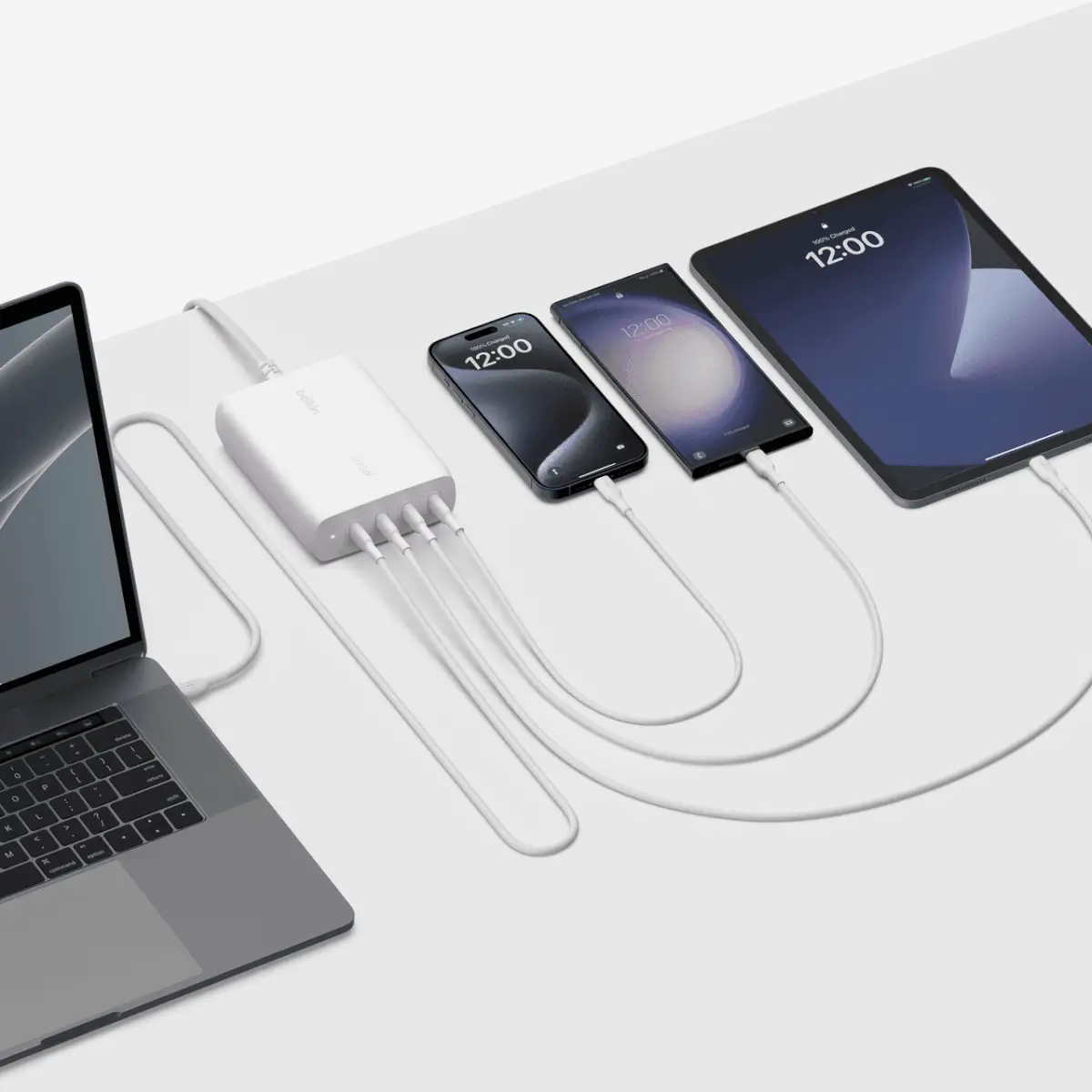 מטען קיר מהיר BoostCharge Pro 4-Port USB-C GaN 200W מבית Belkin