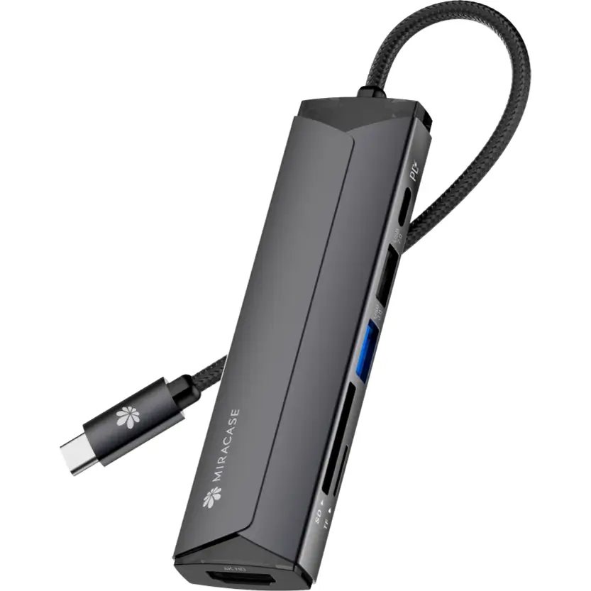 מפצל USB-C דגם MHUB510&nbsp;מבית&nbsp;Miracase