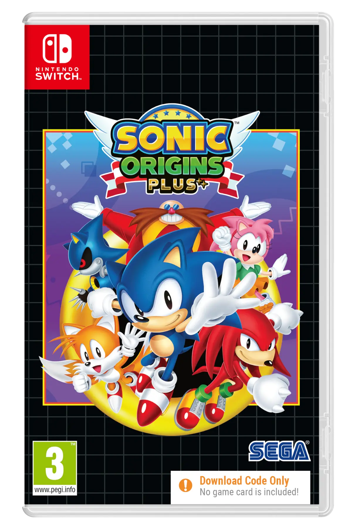 Sonic Origins Plus Code in box ל-Nintendo Switch