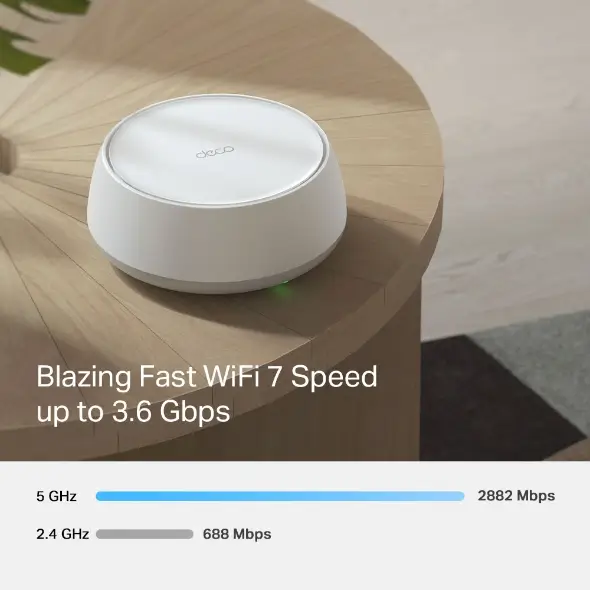 מערכת אינטרנט ביתית Deco BE25 BE3600 Mesh WiFi 7 מבית TP-Link