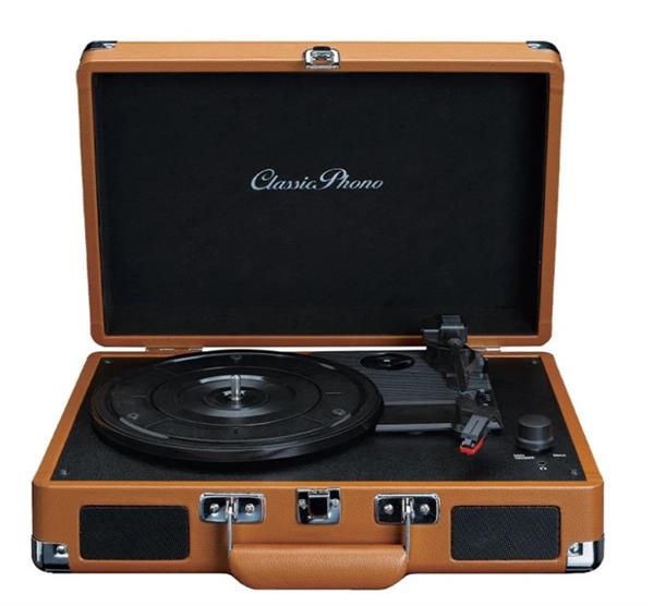 פטיפון מזוודה עם רמקולים מובנים Classic Phono TT-10 LENCO