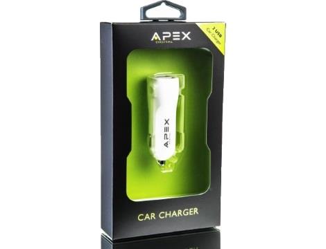 מטען לרכב  USB  APEX