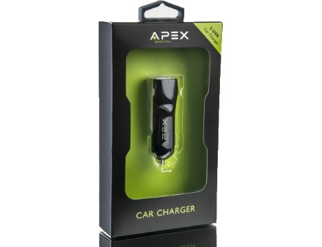 מטען לרכב  USB  APEX