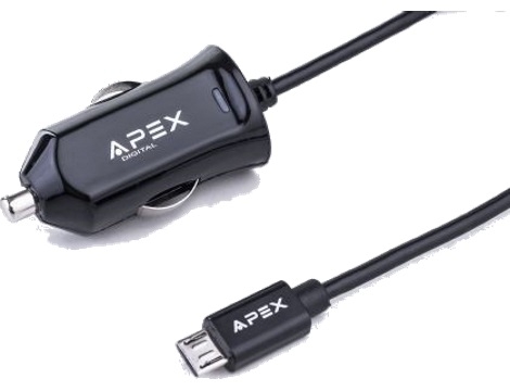 מטען לרכב  Micro-USB  APEX
