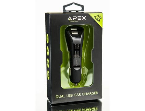 מטען לרכב  USB  APEX