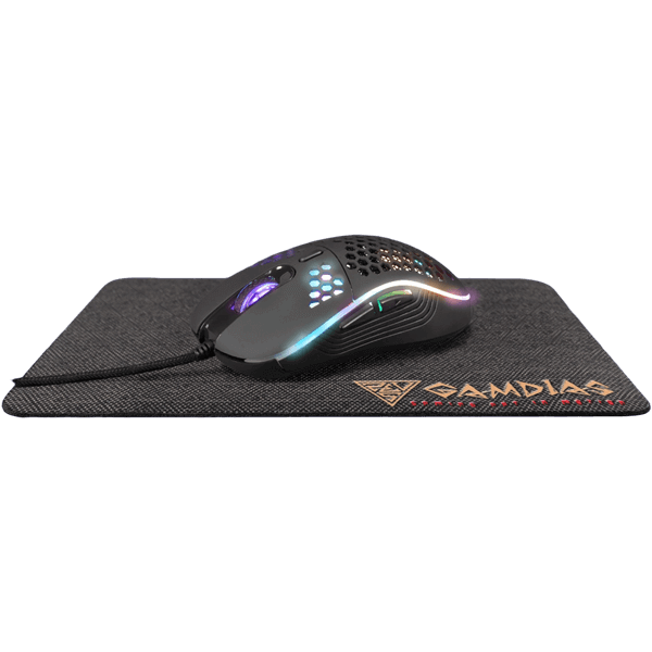 סט גיימינג עכבר ומשטח ZEUS M4 + NYX E1 Gamdias