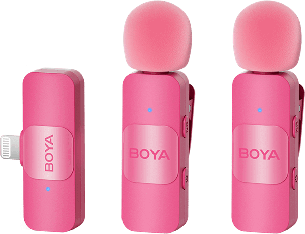 סט 2 מיקרופונים אלחוטיים BY-V2 V2.0 Lightning BOYA