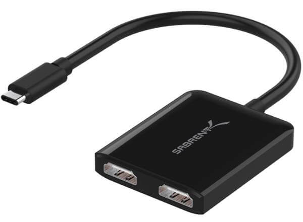 מתאם USB Type-C Dual HDMI Sabrent