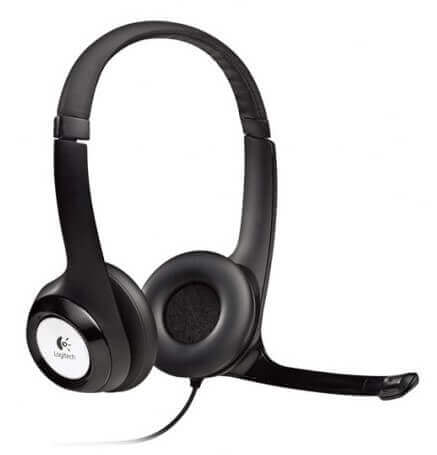 אוזניות + מיקרופון H390 USB Logitech