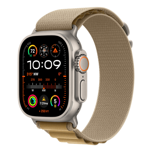 שעון חכם Watch Ultra 2 GPS+Cellular 49mm Titanium Apple