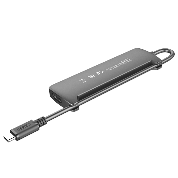 מתאם USB3.1 Gen1 Type-C 3-Port Hub + HDMI Converter UNITEK 