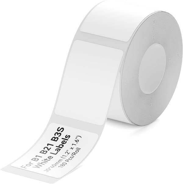 160 מדבקות  בנות בגודל של 40*20 ממ NIIMBOT