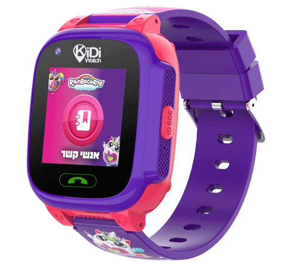 שעון חכם 4G לילדים ריינבוקורן  Kidiwatch - שעונים חכמים לילדים