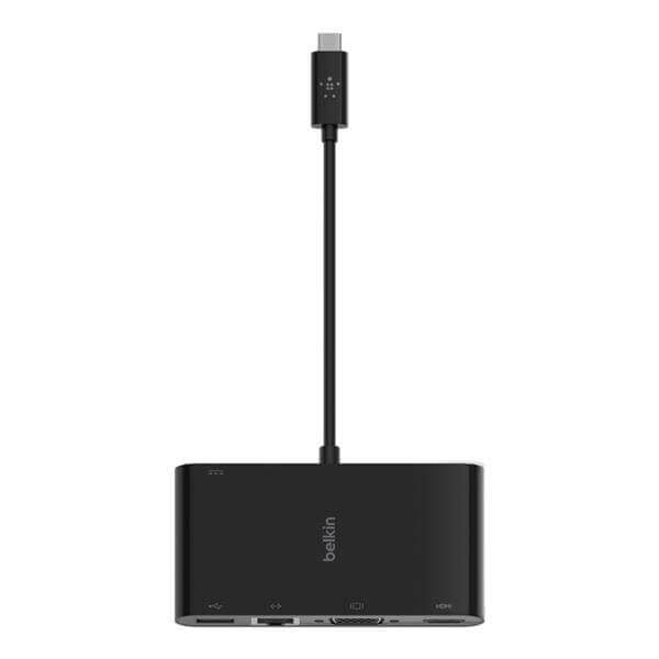 מתאם מולטימדיה USB-C 5-in-1 Hub Belkin