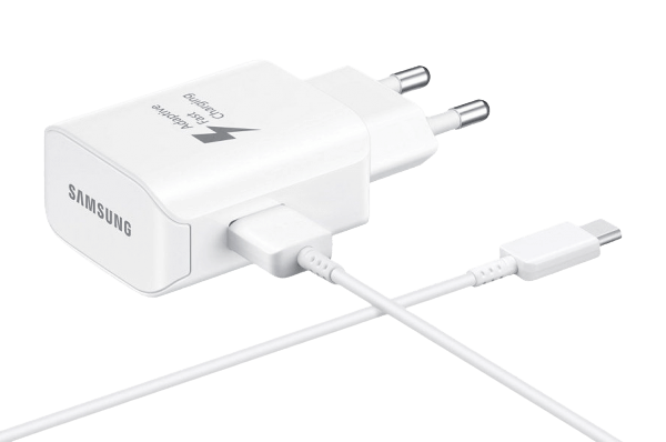 מטען קיר מהיר Super Fast Travel Charger 15W + כבל USB Type-C Samsung