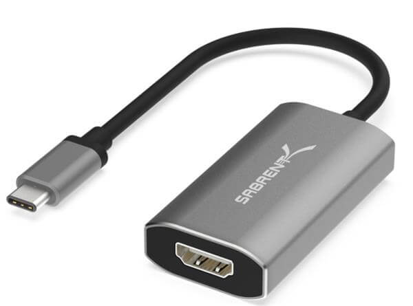 מתאם  USB Type-C to HDMI 2.1 Adapter Sabrent