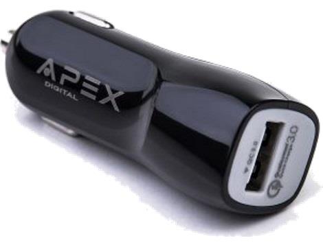 מטען לרכב  USB  APEX