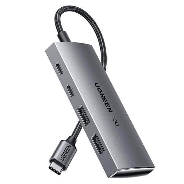 מפצל Type C עם 4 חיבורים 2xType-C 2xUSB-A 10Gbps UGREEN