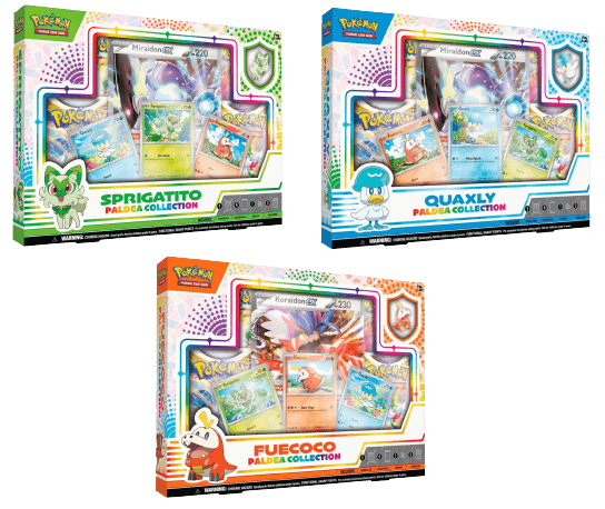 Paldea Collection Quaxly/Fuecoco/Sprigatito The Pokemon Company