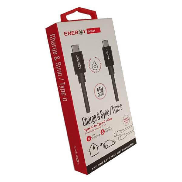 כבל נתונים USB C TO USB C Energy