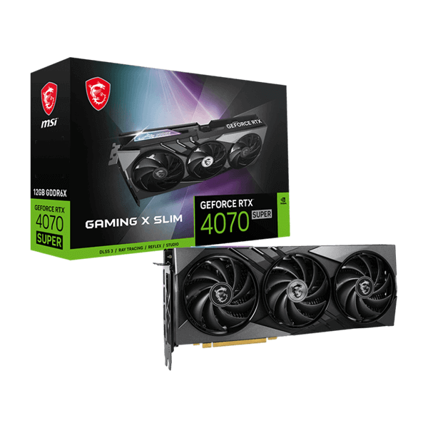 כרטיס מסך GeForce RTX 4070 Super 12GB Gaming X Slim MSI