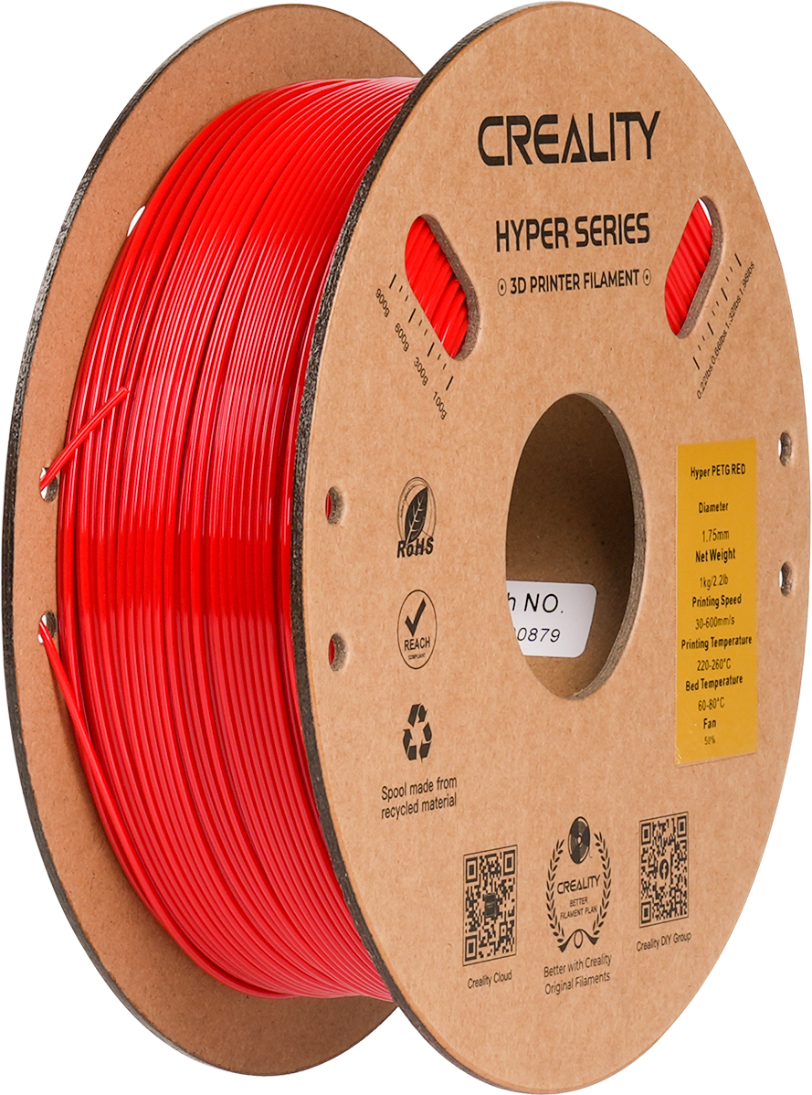 סליל הדפסה למדפסת תלת מימד Hyper Series PETG 1.75mm 1kg CREALITY