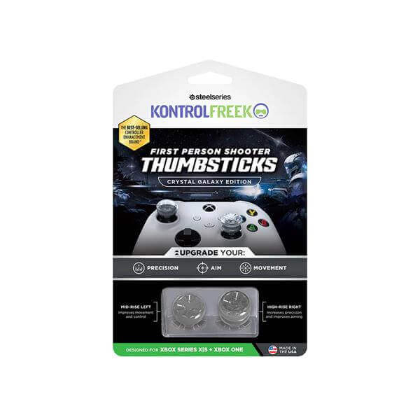 מתאם ארגונומי לאגודל FPS Galaxy CRYSTAL Kit Xbox One X/S Kontrol Freek