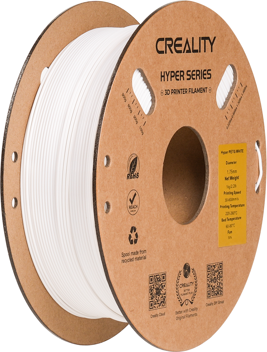 סליל הדפסה למדפסת תלת מימד Hyper Series PETG 1.75mm 1kg CREALITY
