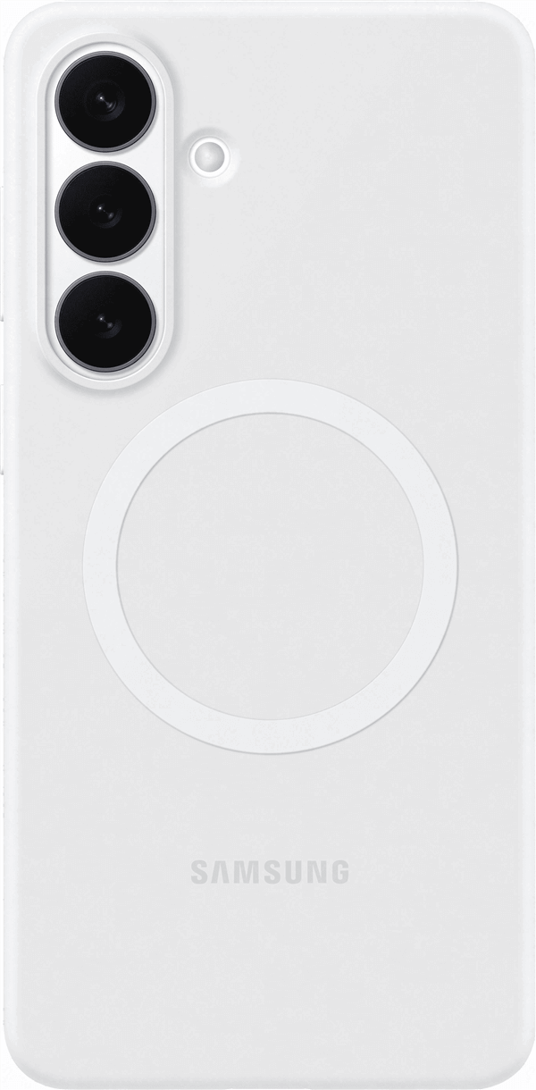 כיסוי סיליקון מגנטי עבור Galaxy S26 Plus - לבן Samsung