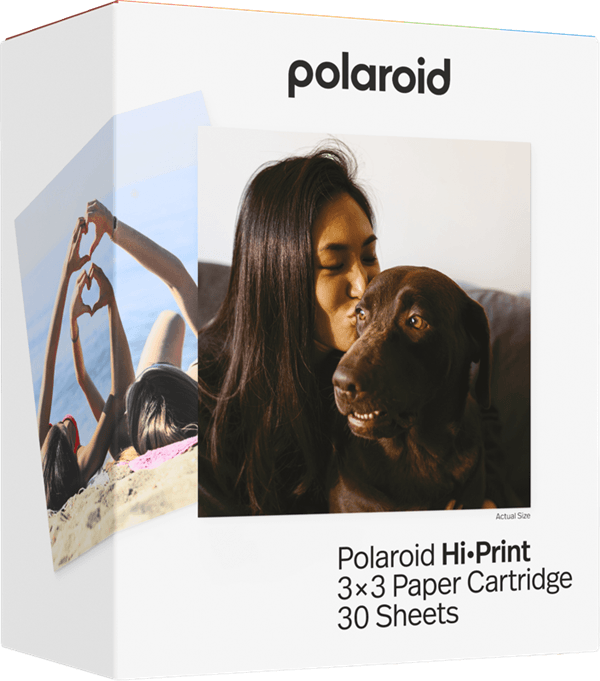 מחסניות נייר למדפסת Hi-Print 3x3 30 דפים Polaroid - פולארויד