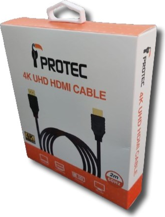 כבל HDMI ל HDMI באורך 2 מטר PROTEC