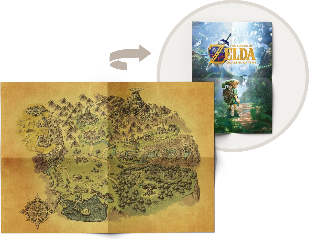 פוסטר מתנה The Legend of Zelda: Ocarina of Time מוצר מתנה
