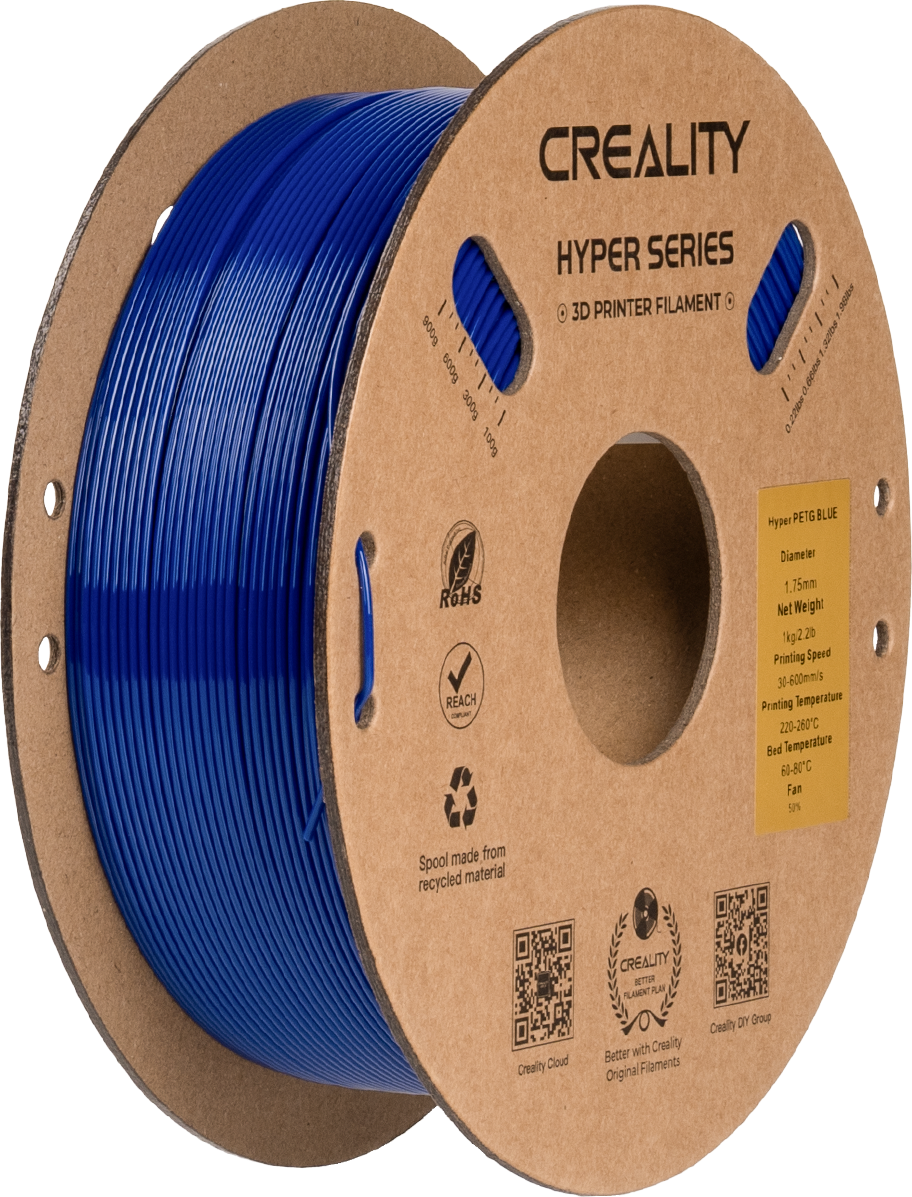 סליל הדפסה למדפסת תלת מימד Hyper Series PETG 1.75mm 1kg CREALITY