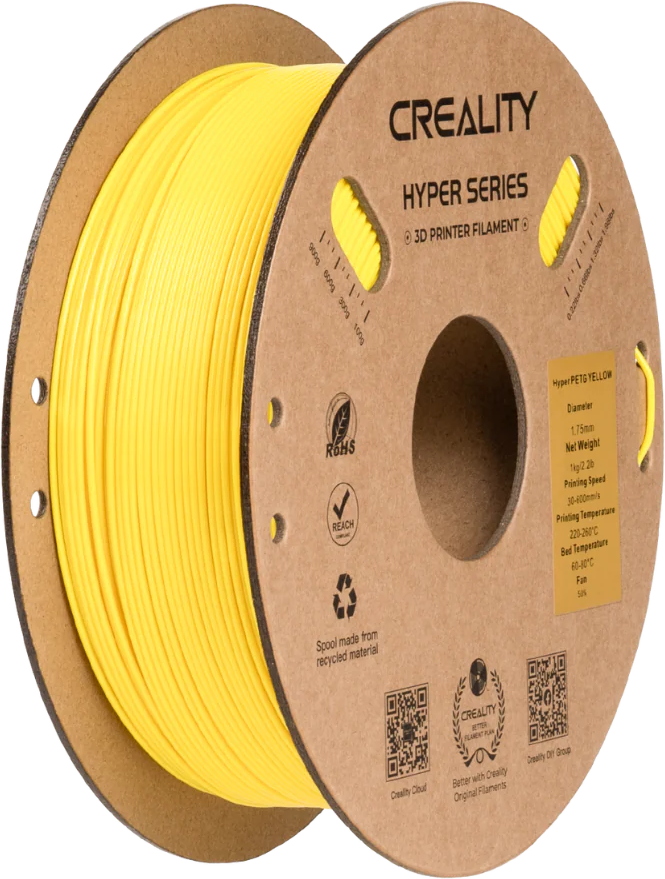 סליל הדפסה למדפסת תלת מימד Hyper Series PETG 1.75mm 1kg CREALITY