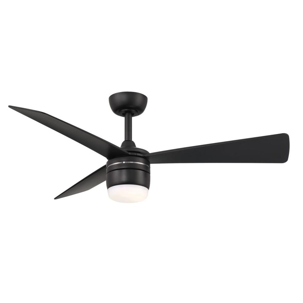 מאוורר תקרה "44 כולל גוף תאורה מובנה ושלט Star Star 3 (כולל שלט) - שחור