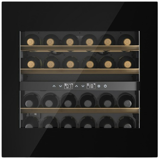 מקרר יין אינטגרלי - 24 בקבוקים Caso WineDeluxe WD 24