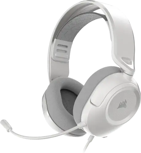 אוזניות חוטיות בצבע לבן HS35 V3 Corsair