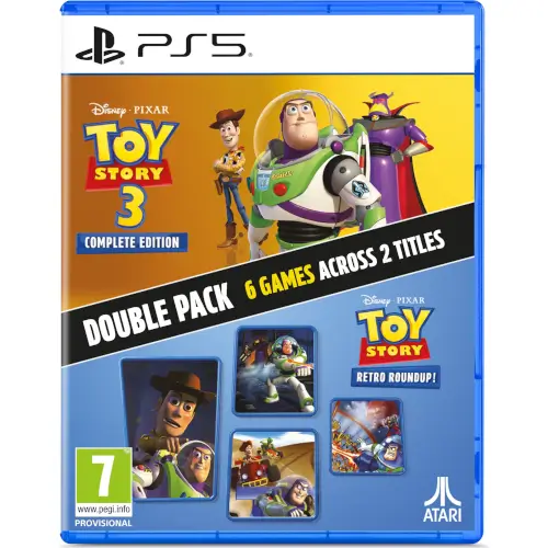 Toy Story: Retro Roundup! + Toy Story 3 Complete Edition Double Pack עבור PlayStation 5 Playstation - PS5