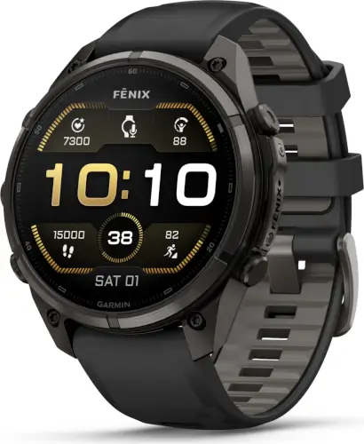 שעון ספורט חכם 47 מ"מ Fenix 9 Pro טיטניום פחם שחור/אפור גרמין - Garmin