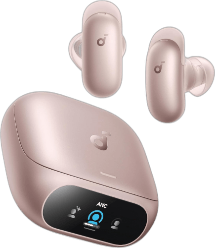 אוזניות אלחוטיות עם ביטול רעשים אקטיבי SoundCore Liberty 5 Pro - ורוד Anker
