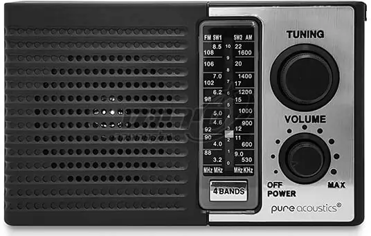 רדיו נייד עם סוללה נטענת RD-30 pure acoustics