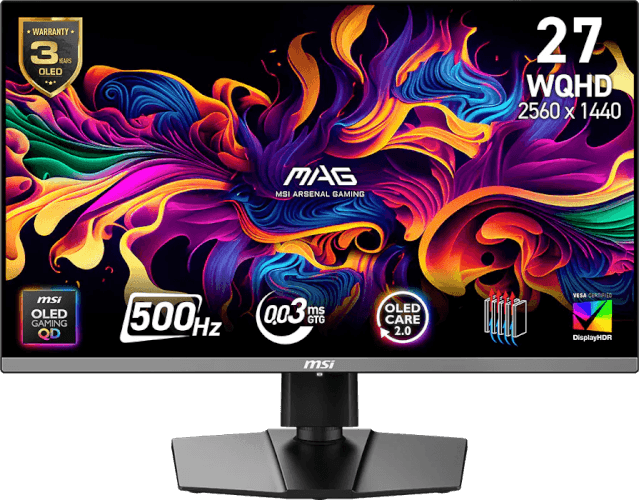 מסך מחשב גיימינג "26.5 MAG 272QP QD-OLED X50 MSI